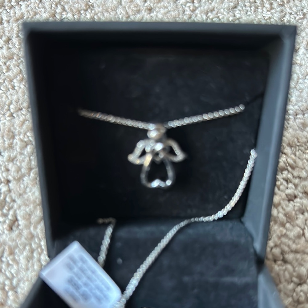 Zales Silver Modern Necklace